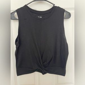 NWT. Super cute black twist front tank!  Size small.